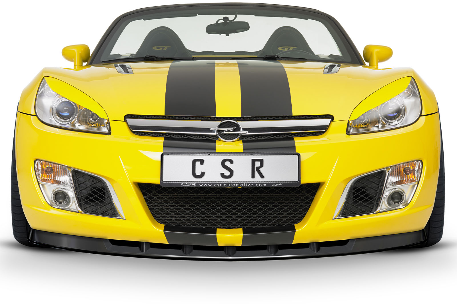 Voorspoiler Opel GT Roadster Glans Zwart – 2007–2009