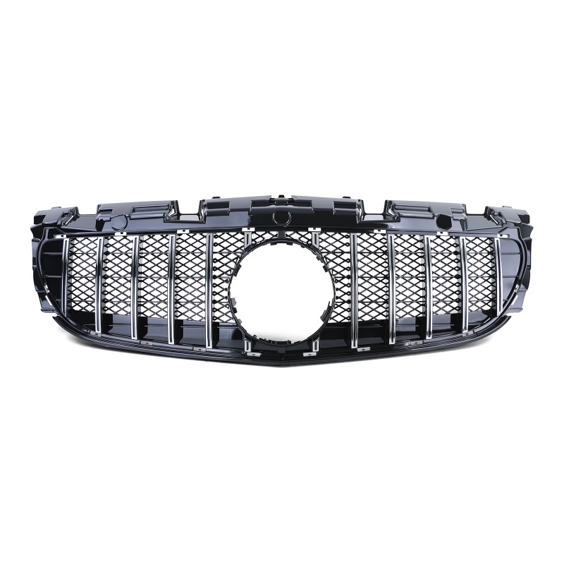 Grill Mercedes SLC R172 Facelift 2016- .. GT Look Zwart/Chroom