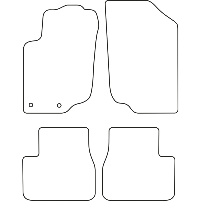 Automatten Peugeot 207 06-