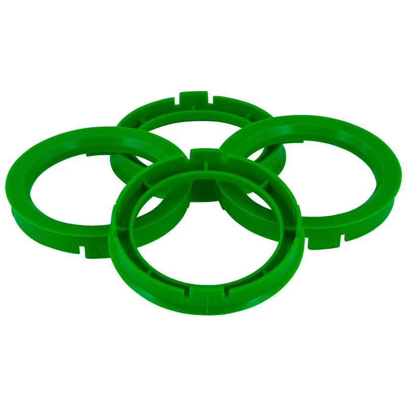 Set TPI Centreerringen - 69.1->59.1mm - Sea Foam Groen