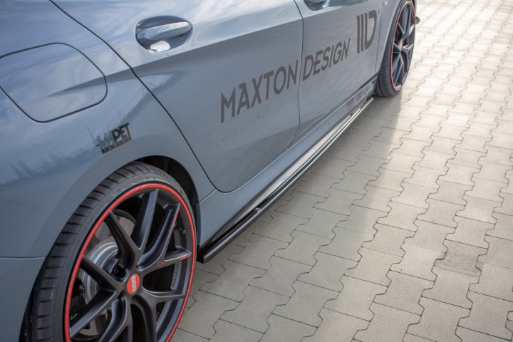 Zijskirts BMW 1 Serie F40 M-Pack/ M135i Glans Zwart V1