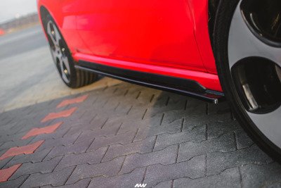 Zijskirts VW Polo MK5 GTI 6R Glans Zwart