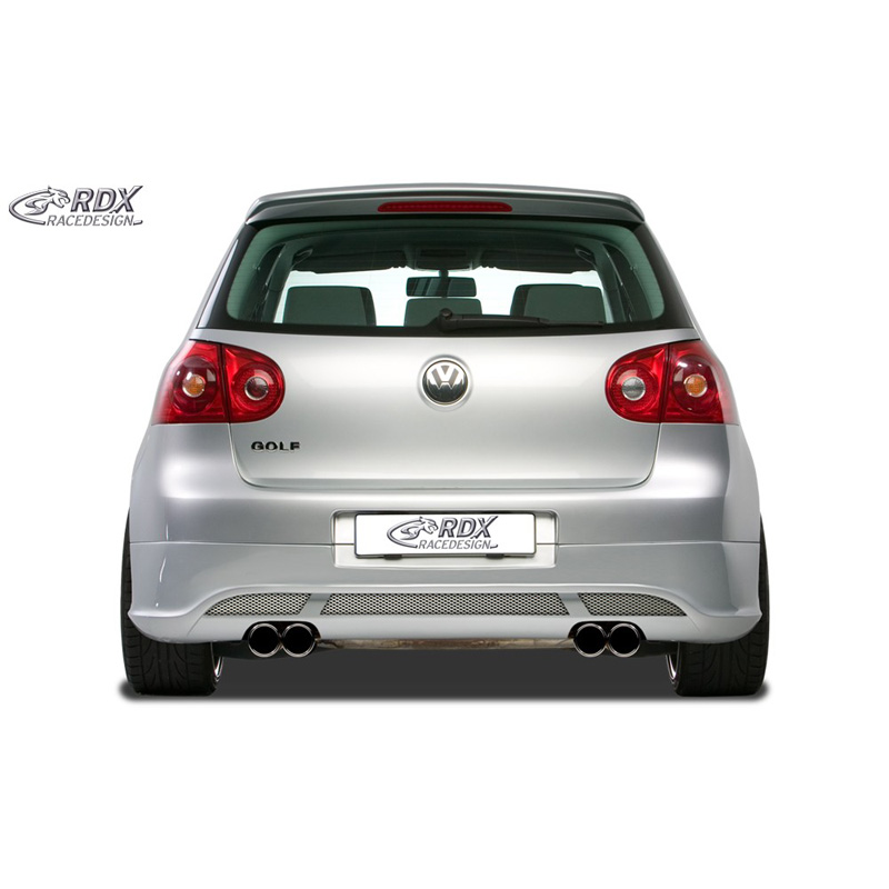 Achterskirt  Volkswagen Golf V Hatchback 3/5-deurs 2003-2008 'V2' (uitlaat links/rechts) excl. Variant/Plus (ABS)