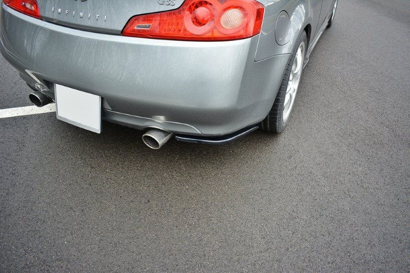 Achterzij Spoilers Infiniti G35 Coupe Glanzend Zwart