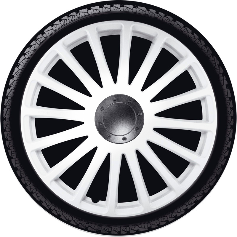 4-Delige J-Tec Wieldoppenset Grand Prix 16-inch wit
