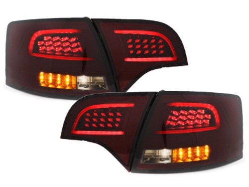 Taillights LED Audi A4 B7 avant 04-08 red/smoke