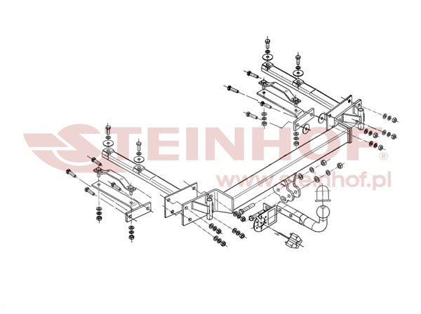 Trekhaak BMW 3 Serie 4D (E36) (excl. M3) 01/1991-03/1998