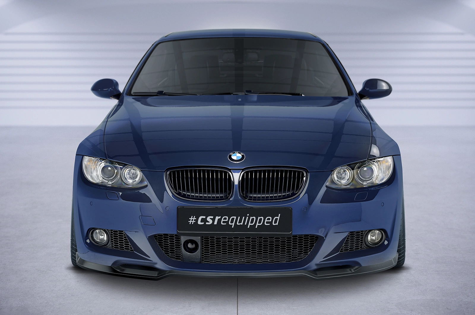 Voorspoiler BMW 3er E92/E93 M-Paket 06/2006-03/2010 Glans Zwart – CSR