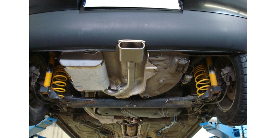 VW Lupo 6X Einddemper Uitgang midden - 130x50 Typ 52 FOX
