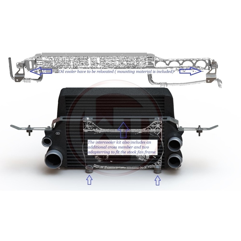 Intercooler Ford F 150 Raptor (2017-) Wagner Competition kit