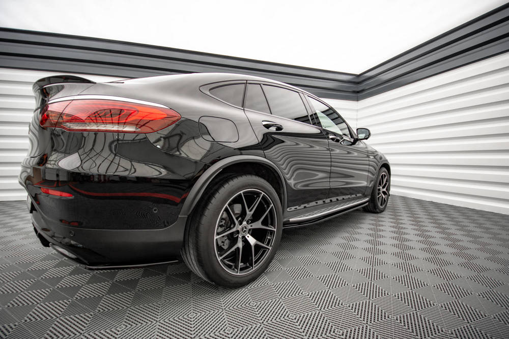 Zijskirts Mercedes GLC AMG Pakket X253 Maxton Glans Zwart