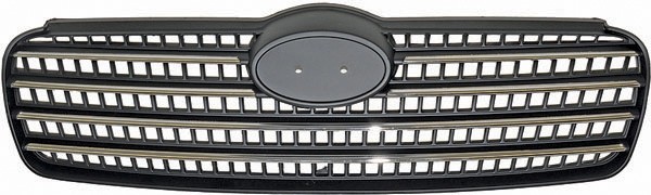 Radiator Grill COMPLEET ACCENT 06->> ZWART/Chroom