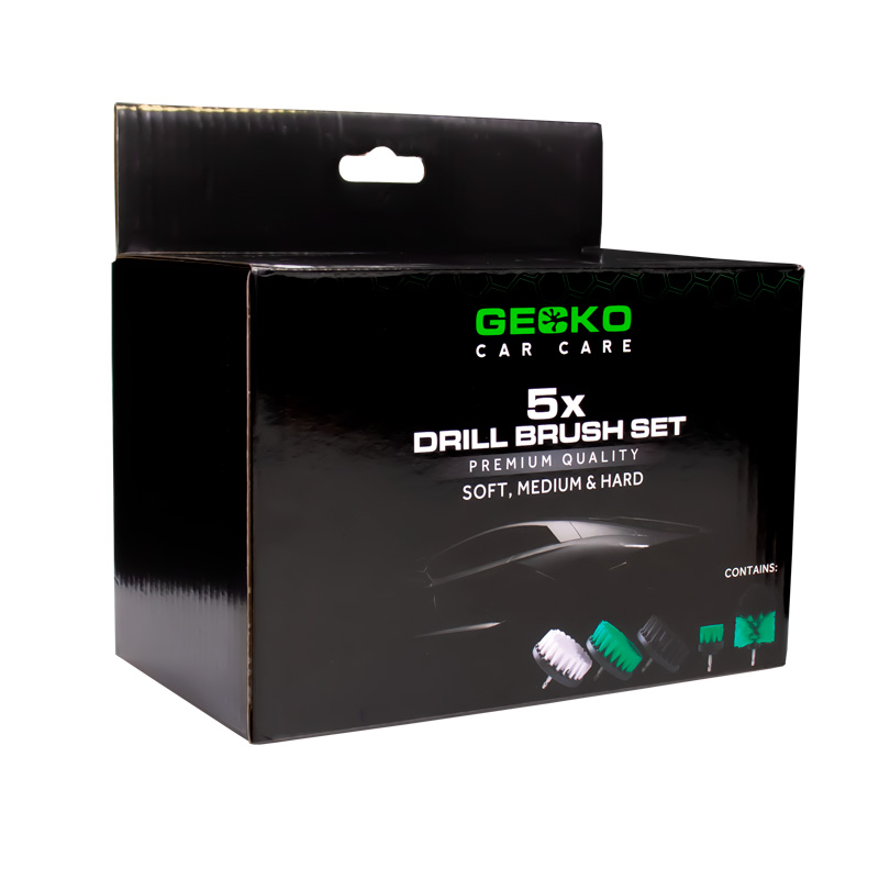 Gecko Boorborstelset 5 stuks