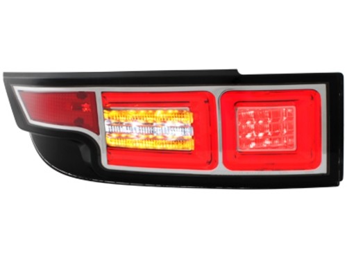 Taillights LED Range Rover Evoque 2011- black/chome