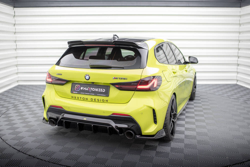 Zijdiffuser V.8 BMW 1 Serie M Pakket / M135i F40 Maxton Glans Zwart