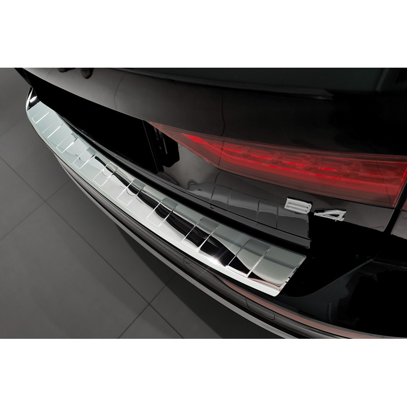 Chroom RVS Achterbumperprotector  Volvo V60 II / V60 II Cross Country 2018- & V60 II Plug- In Hybrid / R-Design 2019- 'Ribs'