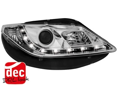 Faros Seat Ibiza 6J 08-.. LED Los ojos del Diablo Dayline cromo