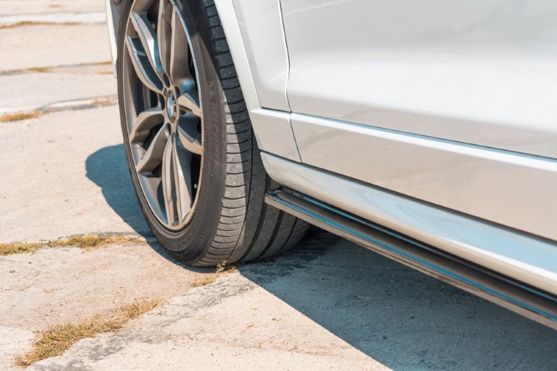 Zijskirts Diffusers BMW X3 F25 M-Pack Facelift Glanzend Zwart