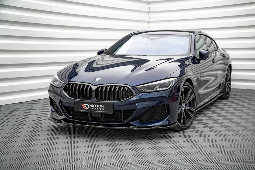 Voorspoiler V.4 BMW M850i G16 Maxton Glans Zwart