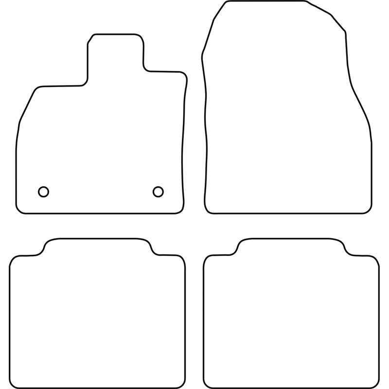 Automatten  Toyota bZ4X (EA10) 2021-