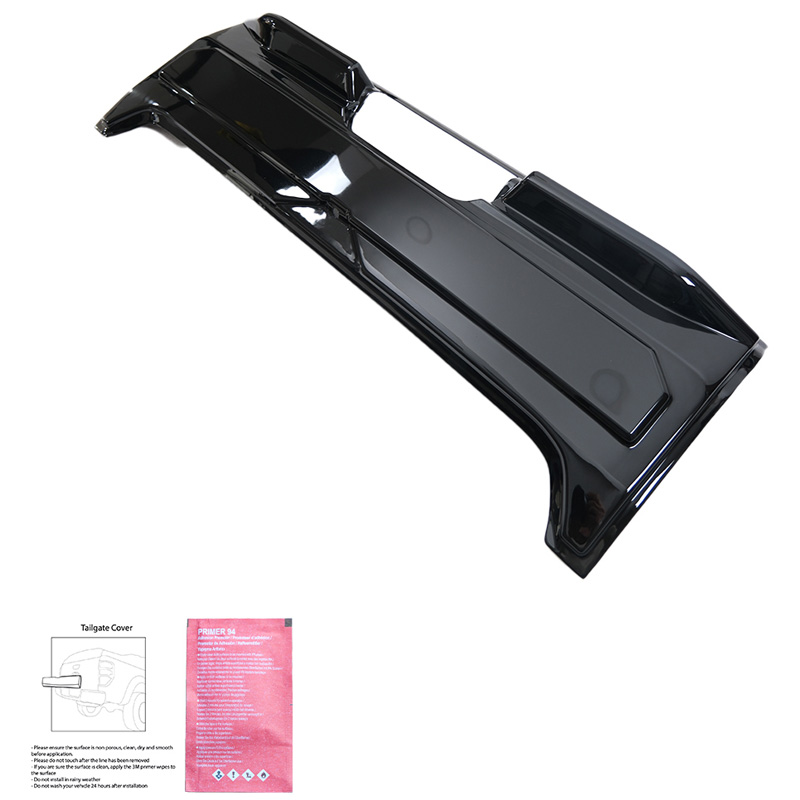 Achterklepcover  Ford Ranger T9 2022- - Glanzend zwart