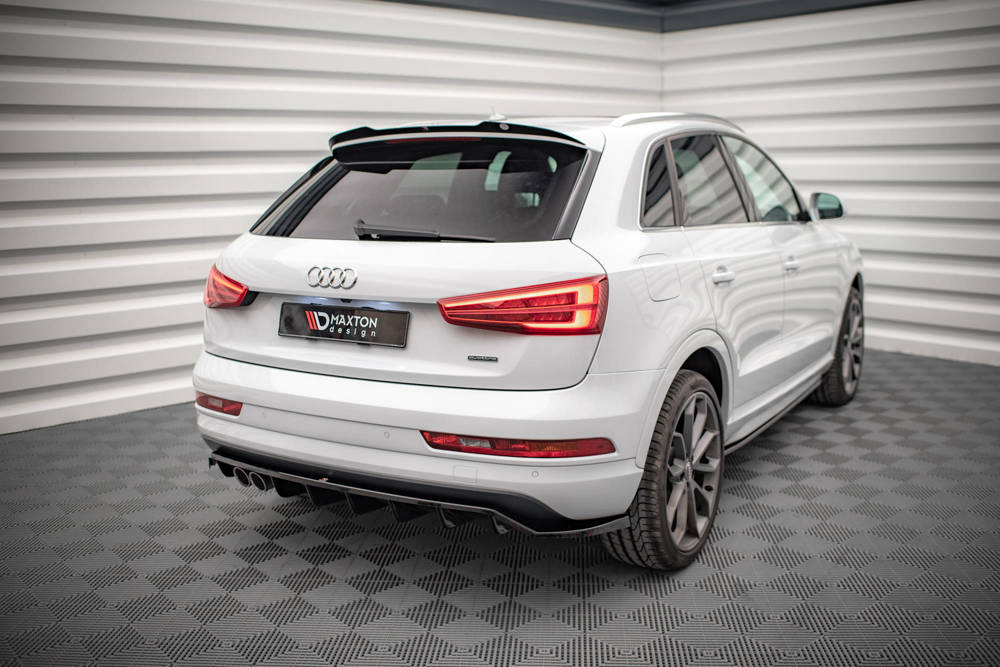 Spoiler Audi Q3 S-Line 8U FL Maxton Glans Zwart