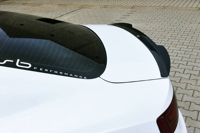 Spoilerkap Audi S5 / A5 / A5 S-Line 8T / 8T FL Coupe Glanzend Zwart Maxton