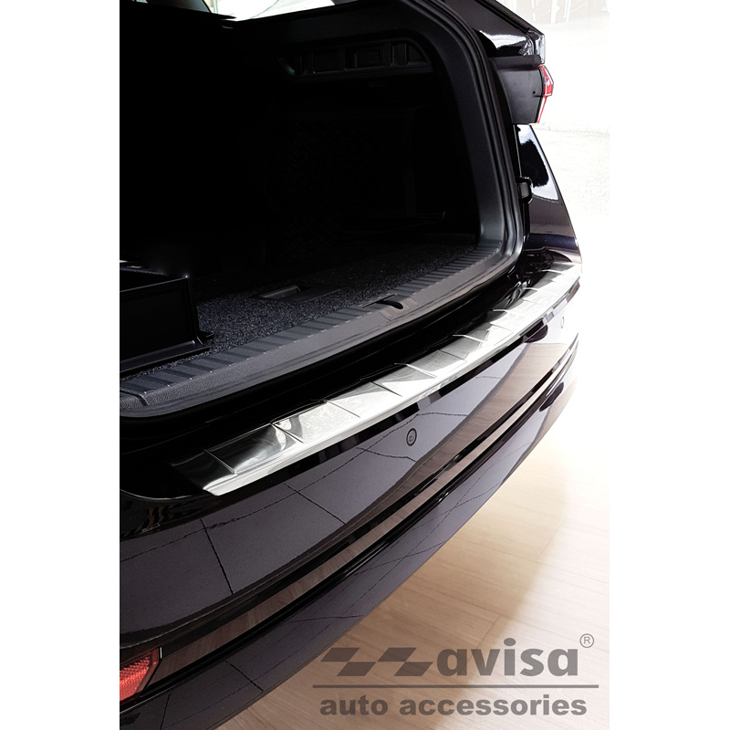 RVS Achterbumperprotector  Skoda Octavia IV Kombi 2020-2024 & FL 2024- (incl. RS, excl. Scout) 'Ribs'