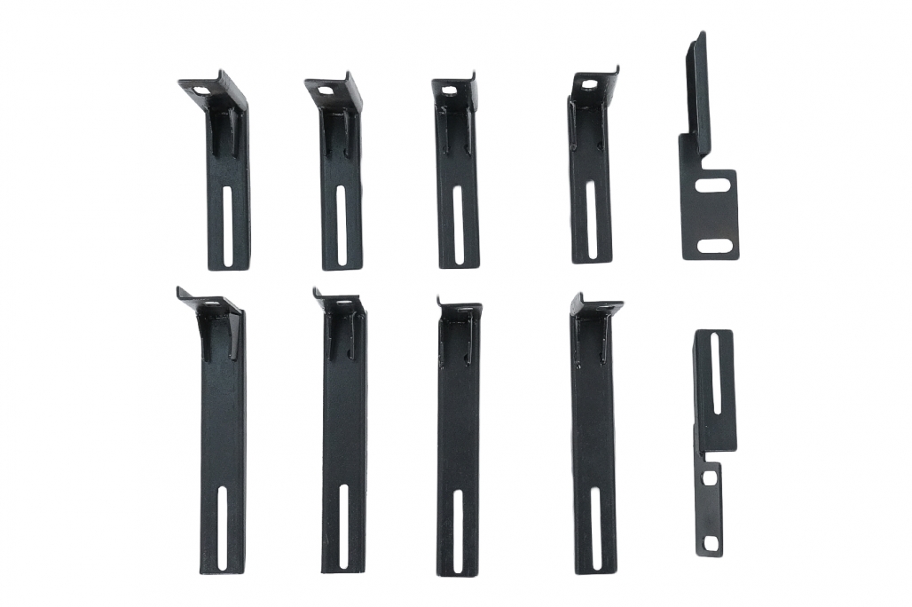 Treeplanken voor Mercedes V-Klasse W447 14-23 kort aluminium zwart