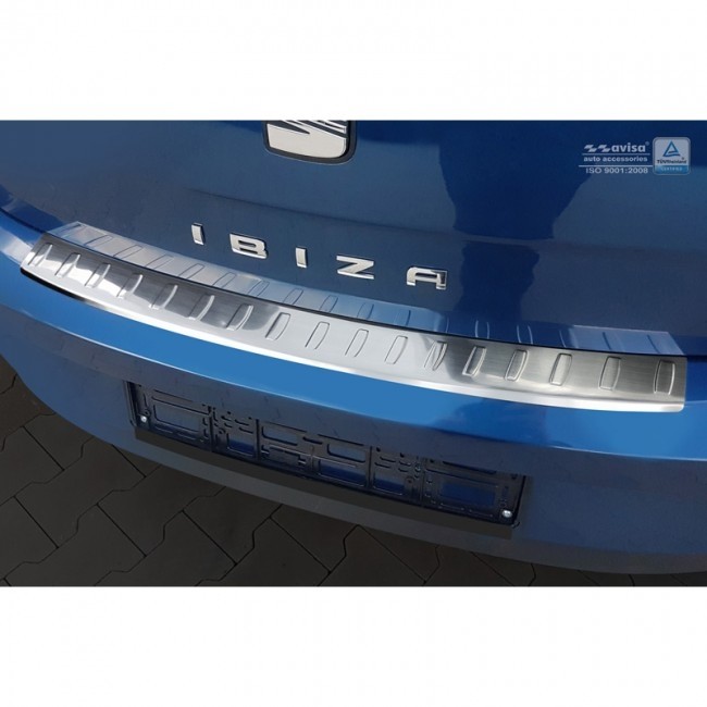 RVS Achterbumperprotector Seat Ibiza 6J 5-deurs Facelift 2012-20