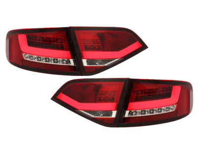 Taillights Audi A4 B8 Limousine Led red