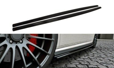 Zijskirts VW Polo MK5 GTI FACELIFT Glans Zwart