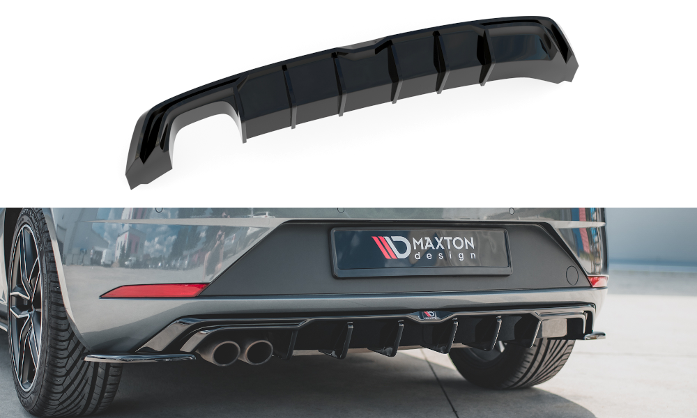 Diffuser Seat Leon Mk3 FR Facelift Glans Zwart