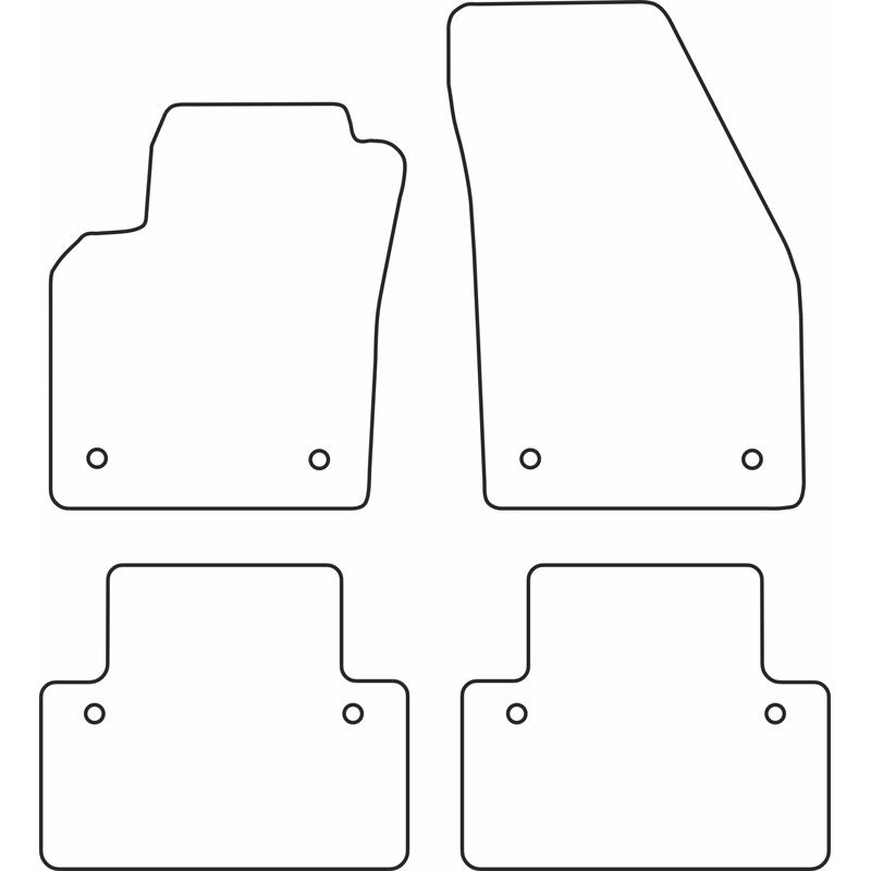 Automatten Volvo S40/V50 04-