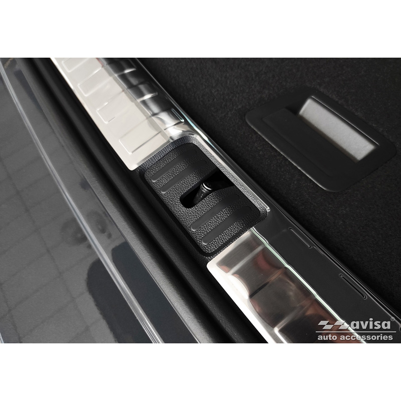 RVS Binnenste Achterbumperprotector  Volkswagen Tiguan 2016-2020 & FL 2020-2024 'Ribs'