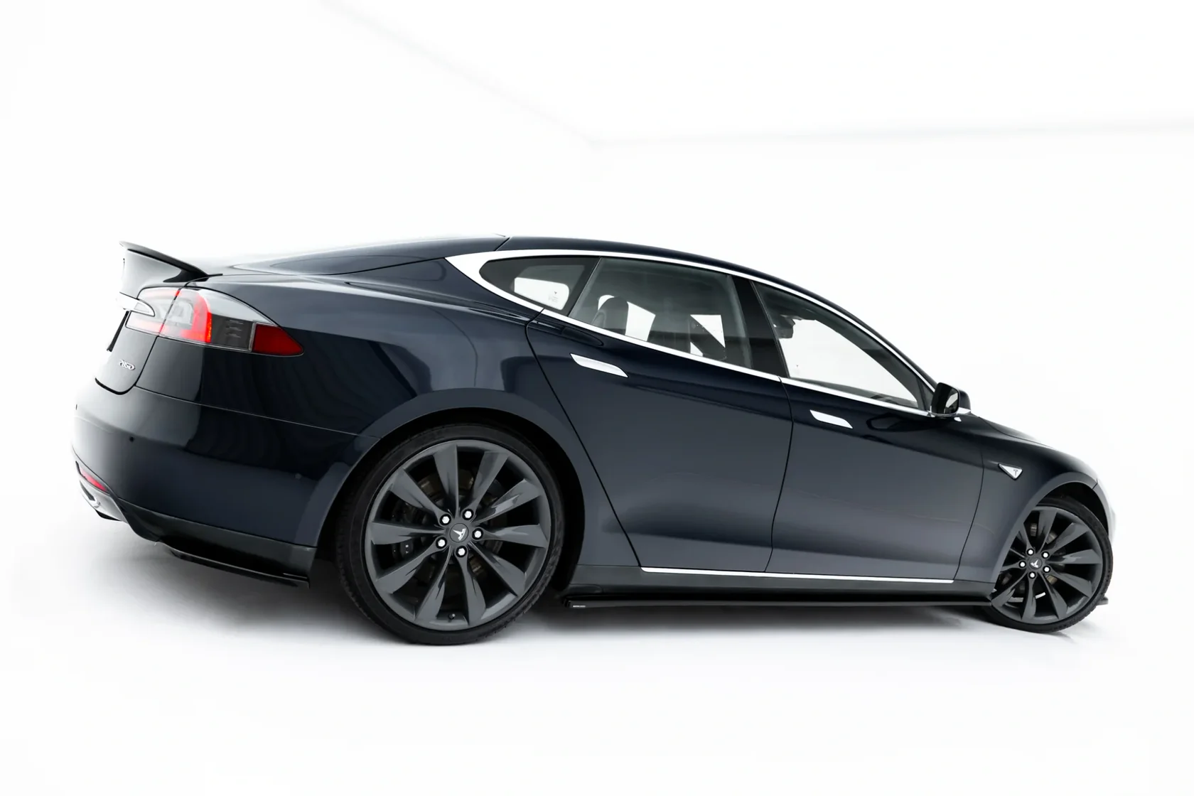 Zij Skirts Diffuser V.1 Tesla Model S Mk1 Maxton Glans Zwart