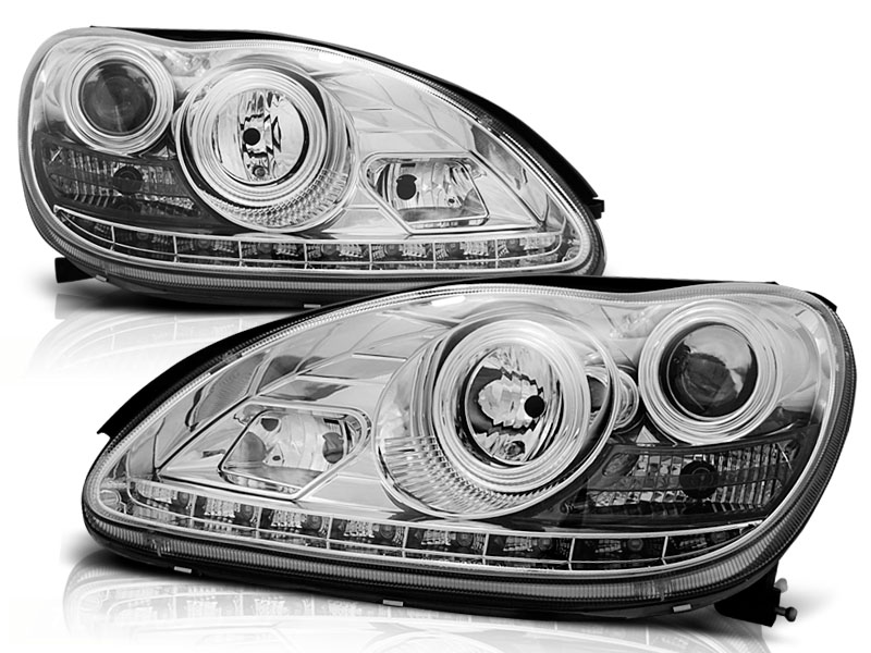 Faros Mercedes S-Klasse W220 01-05 Los ojos del Diablo dayline c