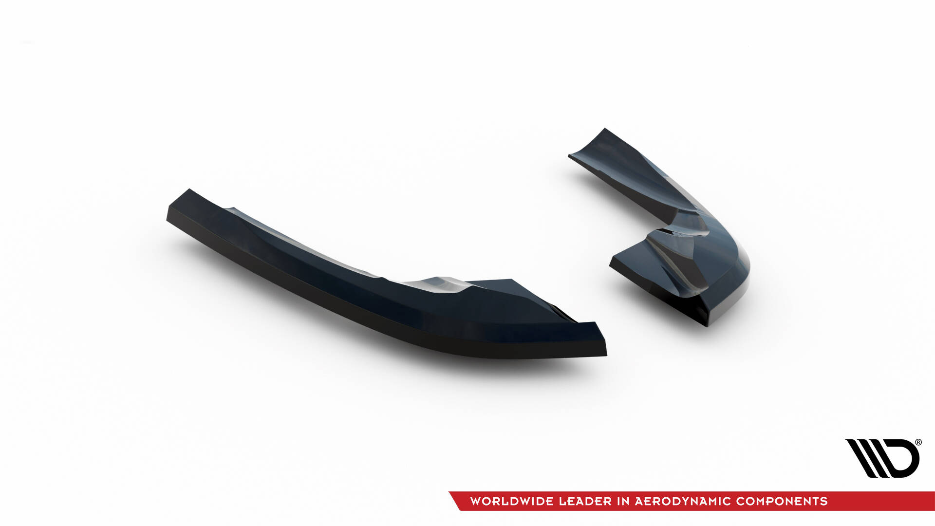 Achterzij Spoilers Audi S3 Sportback 8V Maxton Glanzend zwart