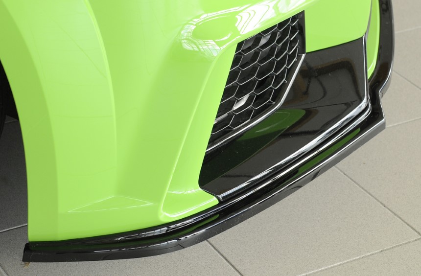 Voorspoiler Audi TT RS 8J1-FV/8S 16-18 Zwart Glans Rieger