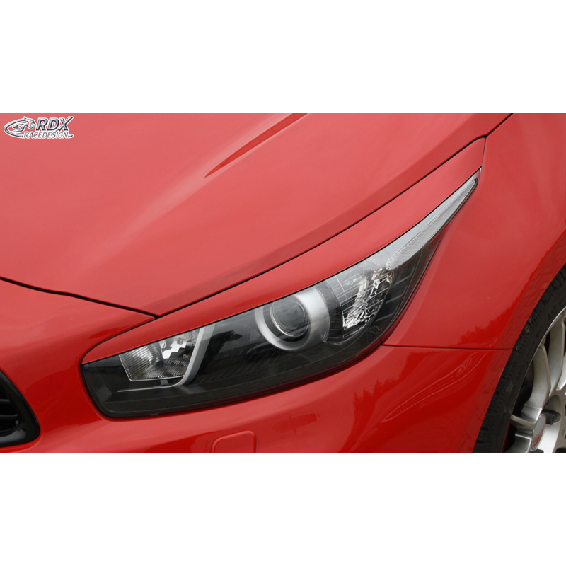 Koplampspoilers  Kia Cee'd & Pro Cee'd JD 2012- (ABS)