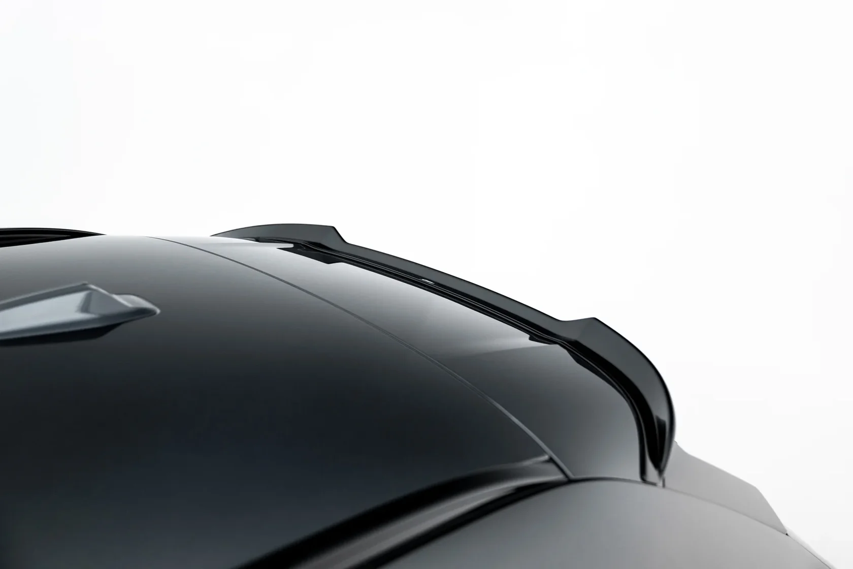 Spoiler Cap passend voor BMW 5 Serie M-Pack Touring G61 Glans Zwart – Maxton Design