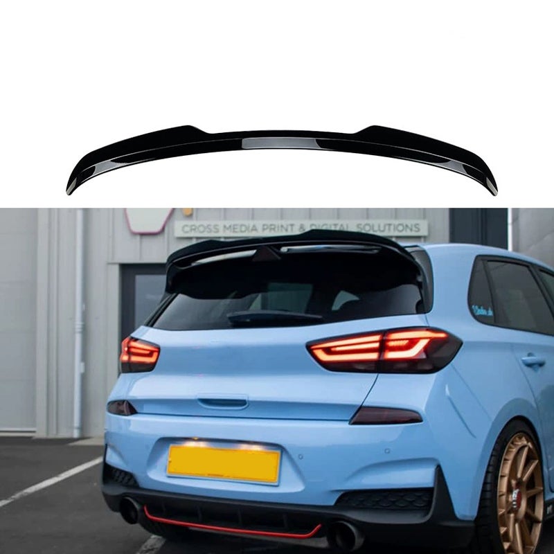 Dakspoiler (Spoiler Cap)  Hyundai i30N (PDE) 2017- (ABS Glanzend zwart)