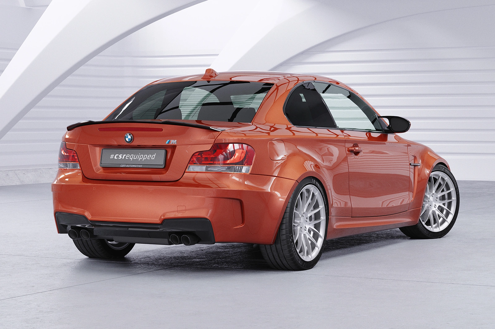 Achterspoiler BMW 1-serie E82 / E88 (10/2007–10/2013) Glans Zwart – CSR Automotive