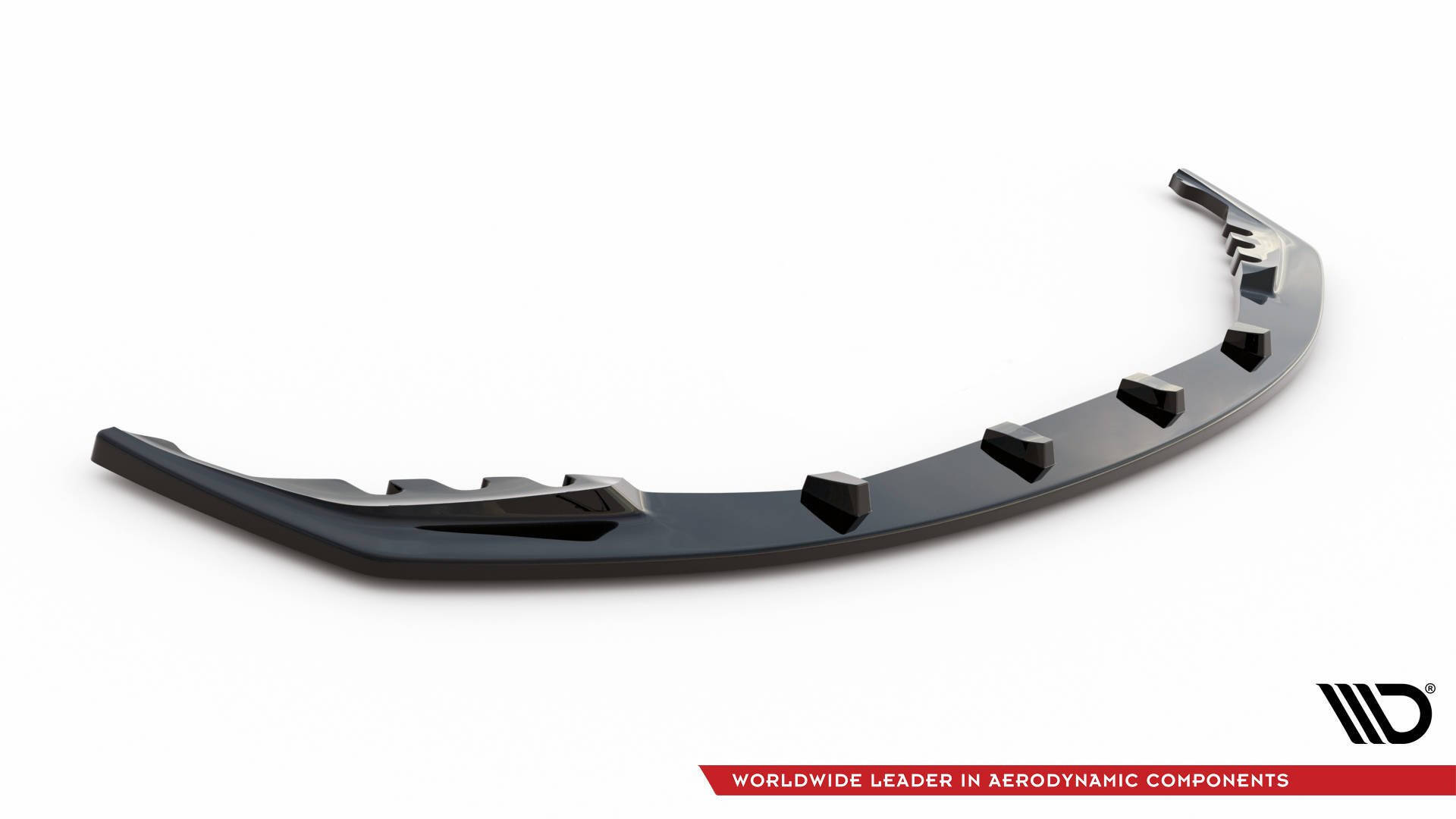Voorspoiler V.1 BMW M3 Sedan / Touring G80 / G81 Maxton Glanzend zwart