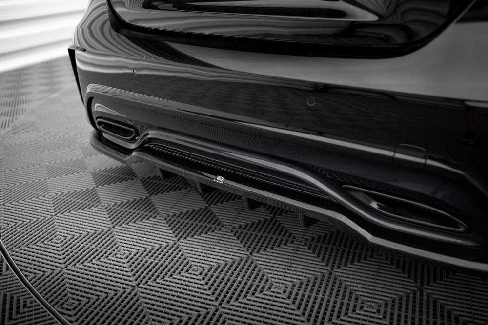 Diffuser Mercedes A Klasse AMG Line W176 FL Maxton Glans Zwart