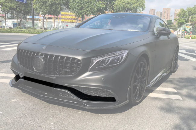 Mercedes Benz C217 S63/S65 AMG Coupe Carbon Fiber Voorbumper Lijst 2014-2017