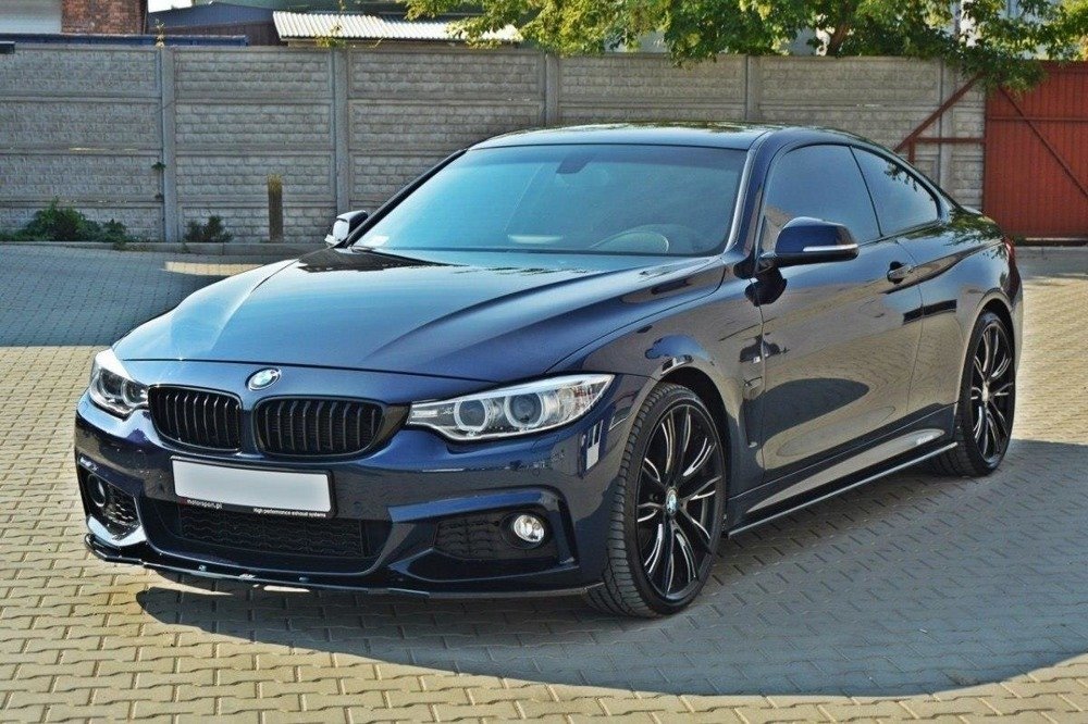 Zijskirts Diffusor BMW 4 Serie F32 M-Pack Gloss Black