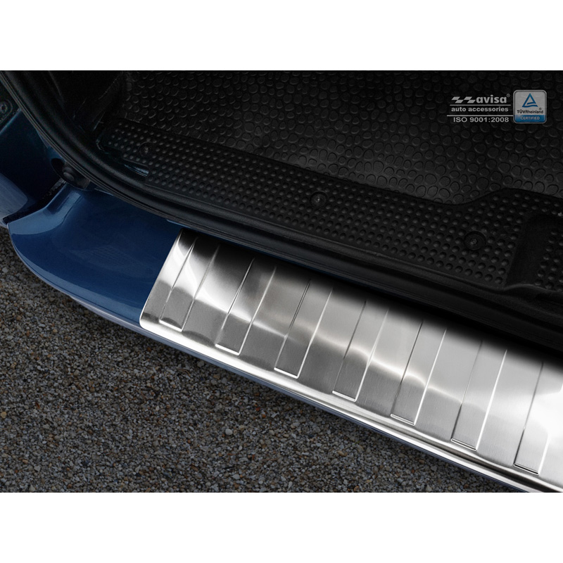 RVS Achterbumperprotector  Opel Vivaro/Renault Trafic/Nissan Primastar 2001-2014 'Ribs'