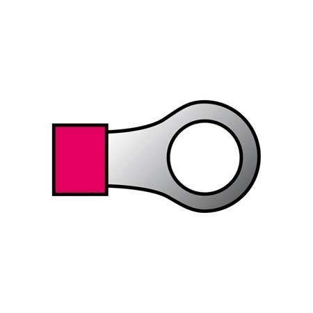Kabelverbinders 635 rood 10st