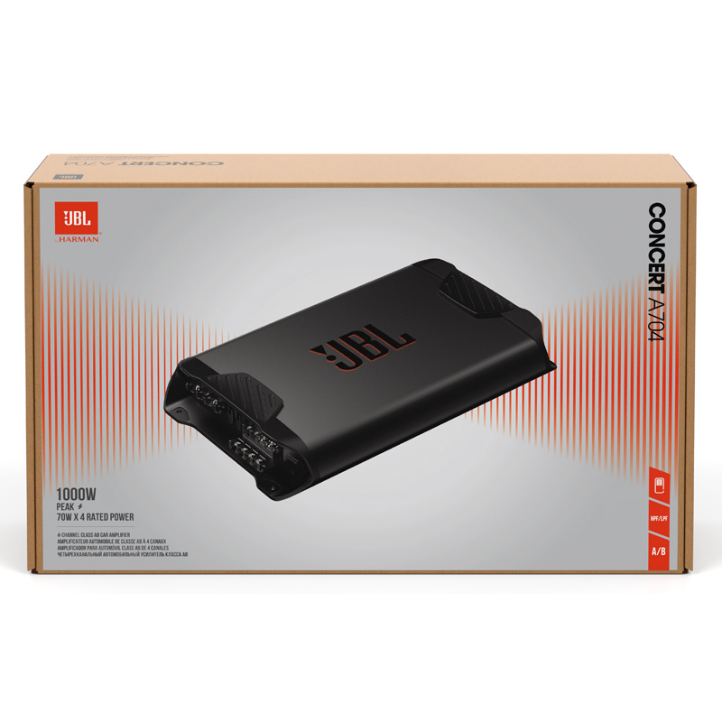 JBL Concert A704 4-Kanaals Versterker (1000W)